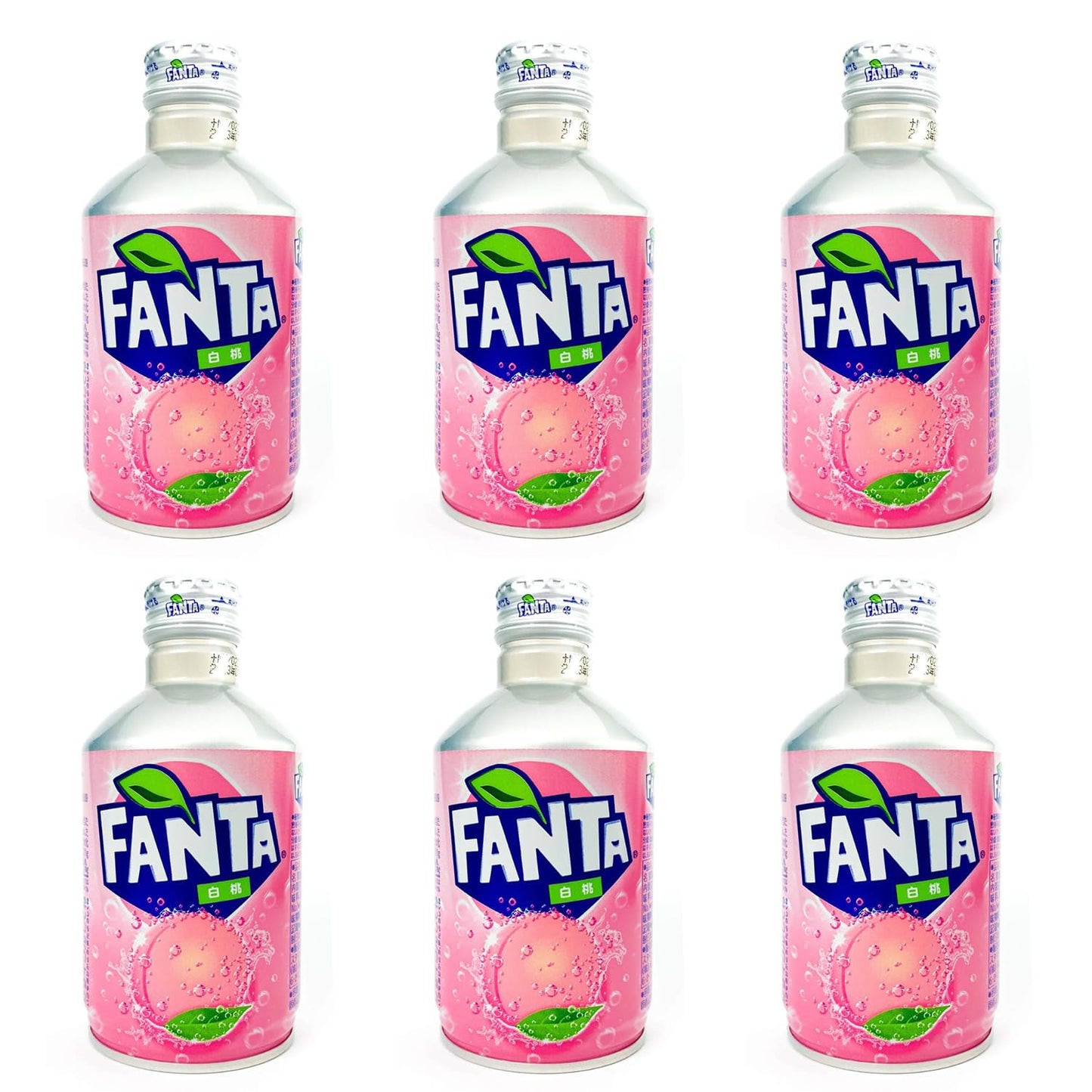 Fanta Pfirsich White Peach China Japan Edition 300ml Exotischer Drink Special Edition 6er Pack