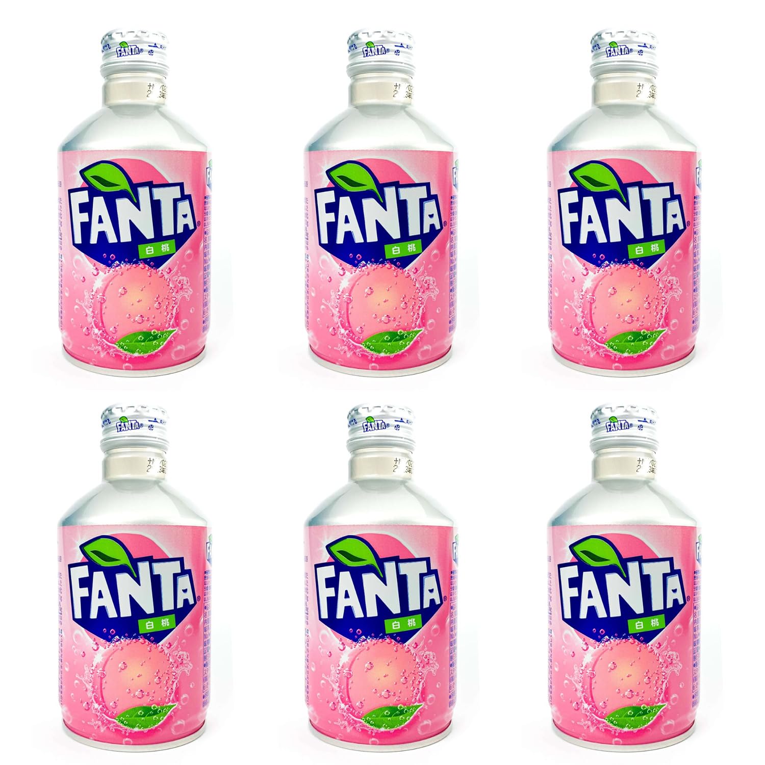 Fanta Pfirsich White Peach China Japan Edition 300ml Exotischer Drink Special Edition 6er Pack