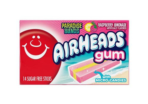 Airheads Gum Rasperry Lemonade - 34g