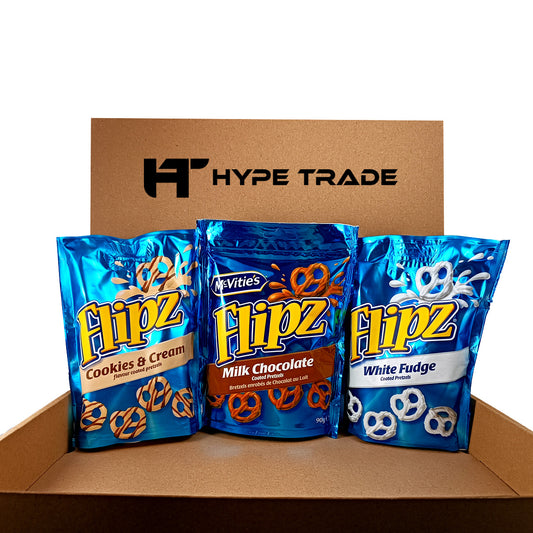 Flipz 3er Pack - Cookies N Cream - Milk Chocolate - White Fudge - 3x90g