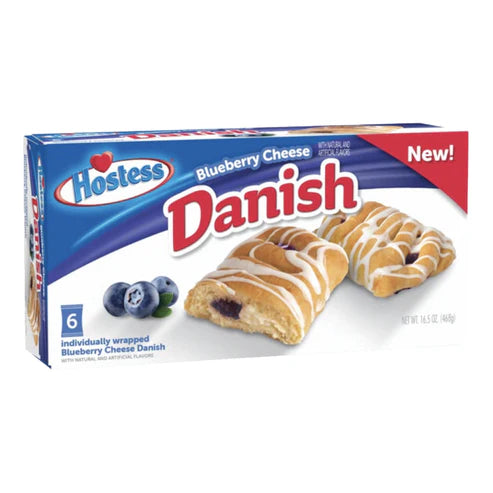 Hostess Danish Blueberry & Cream Cheese 468g