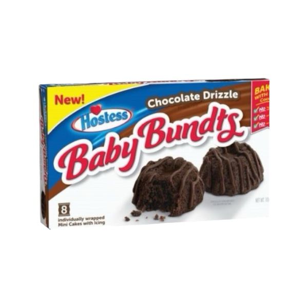 Hostess Baby Bundts Chocolate Drizzle - 284g