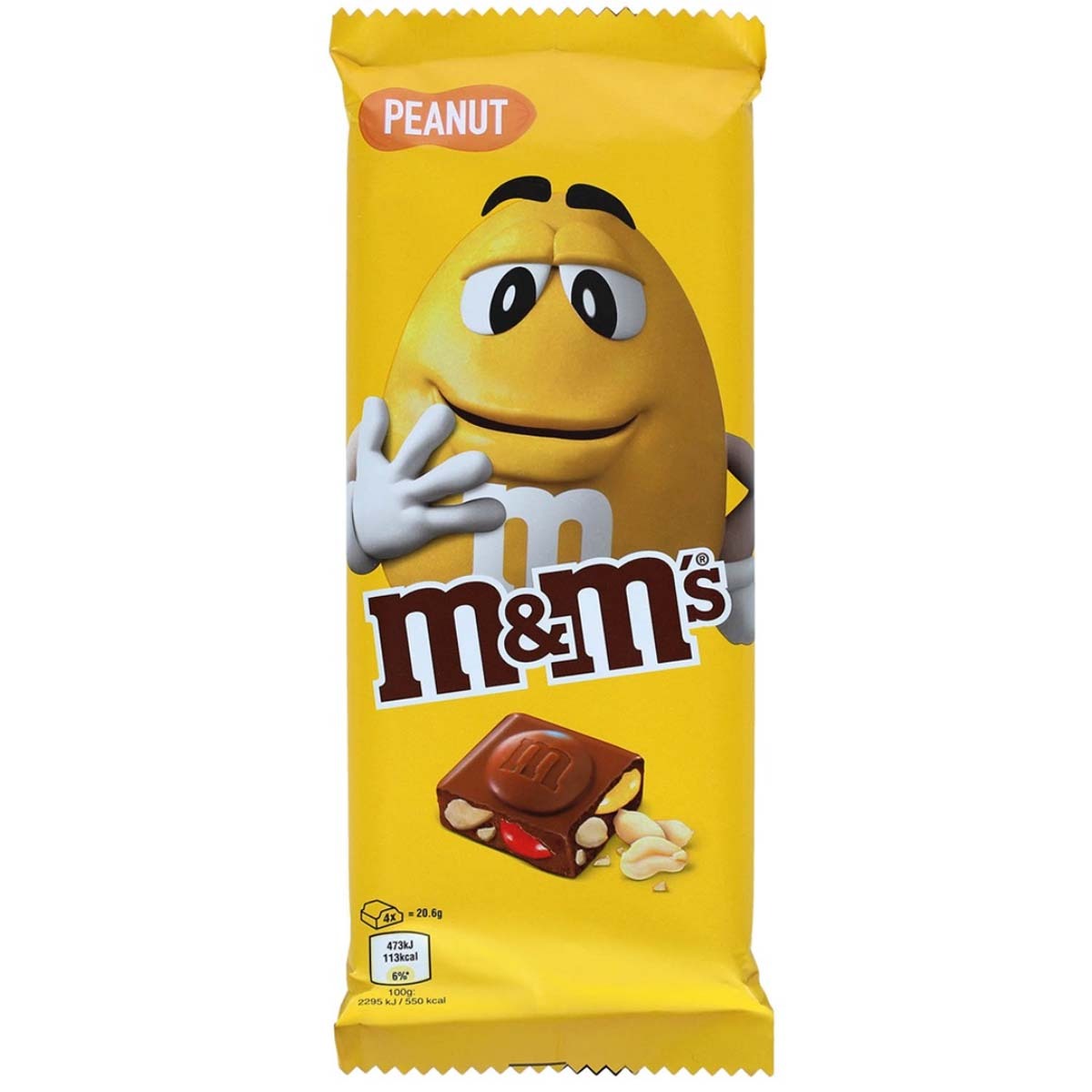 M&M's Block Chocolate Peanut - 165g