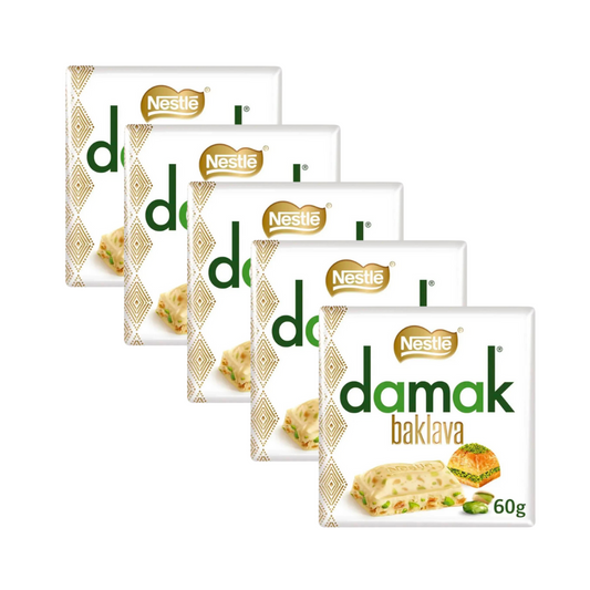 Nestle Damak Baklava - Pistazien und weißer Schokolade - 5 x 60 g