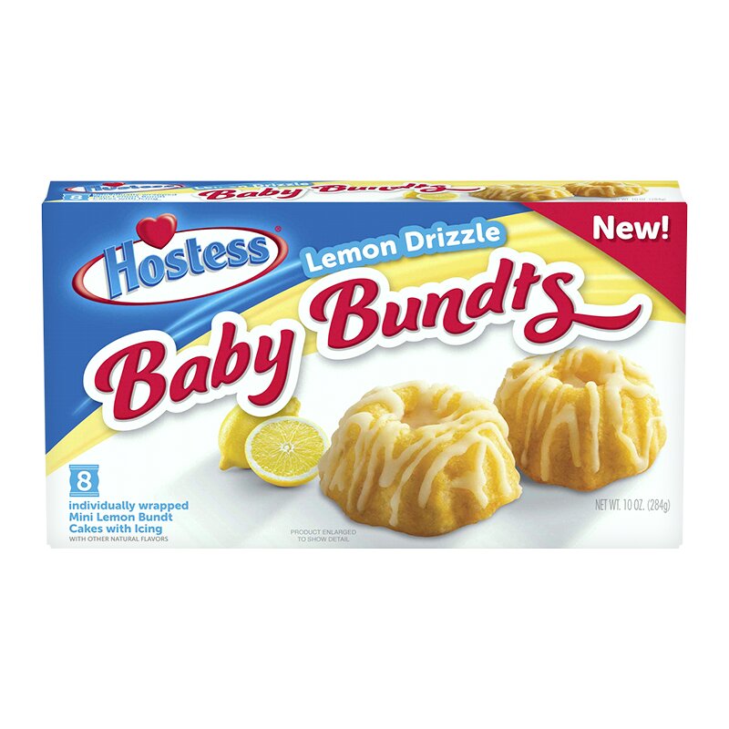 Hostess Baby Bundts Lemon Drizzle - 284g