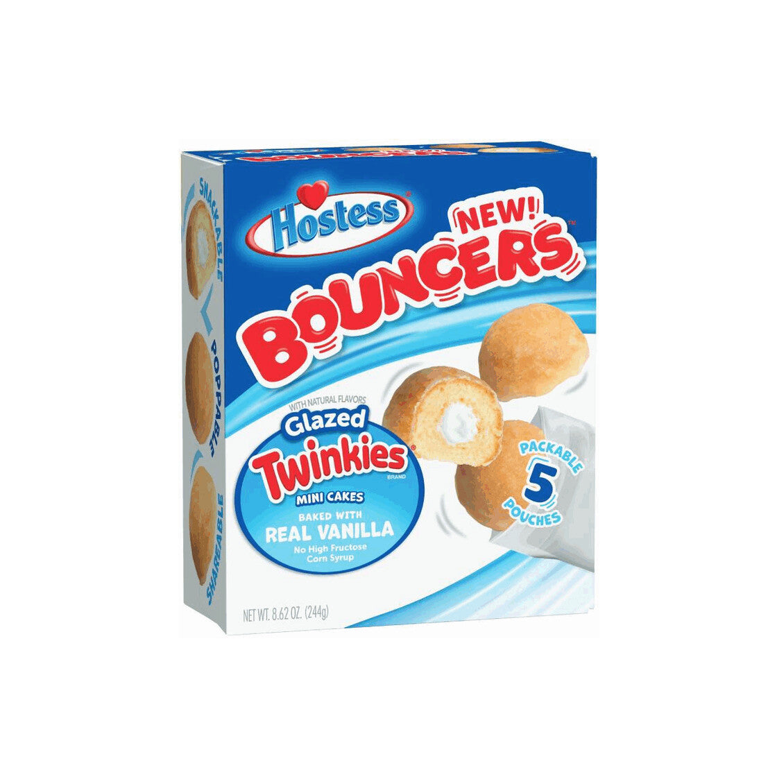 Hostess Bouncers Twinkies Glazed - 244g