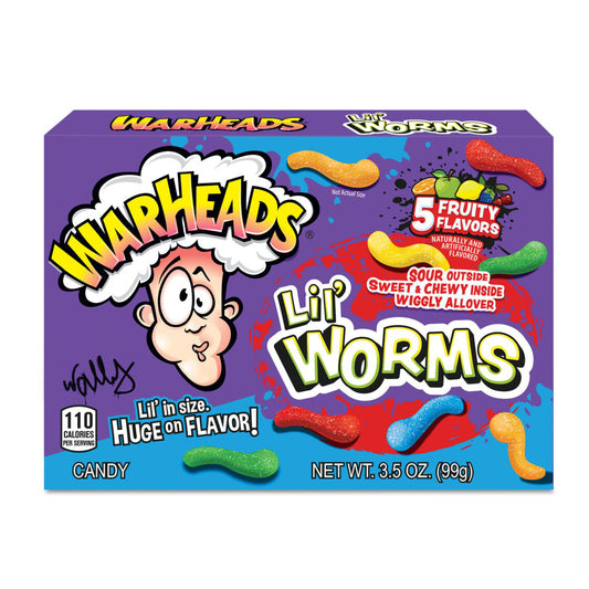 Warheads Lil Worms Theatre Box 99g